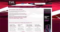 Desktop Screenshot of freemusicloops.co.uk